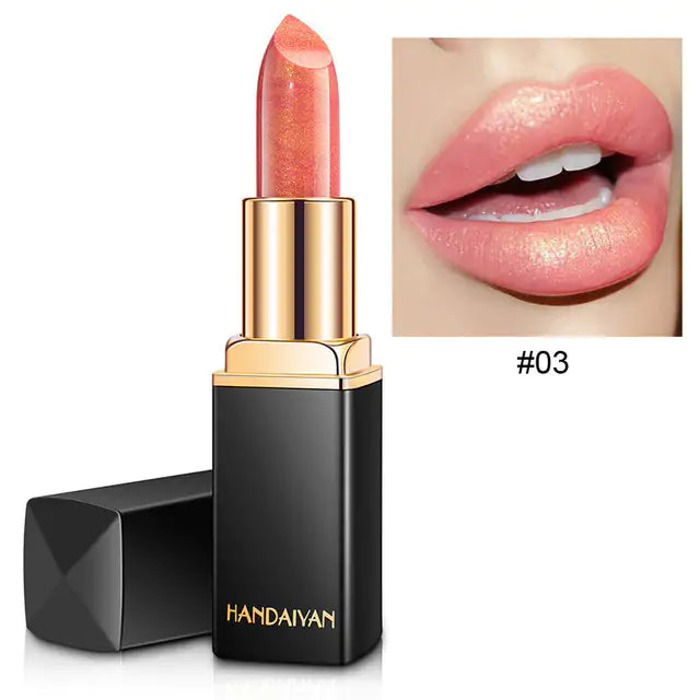 Glam-Shine 9 Colors Waterproof Glitter Lipstick