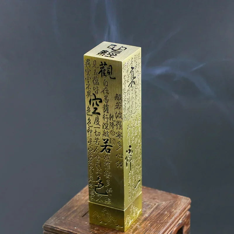 Meridian Heart Vertical Hollow Incense Burner
