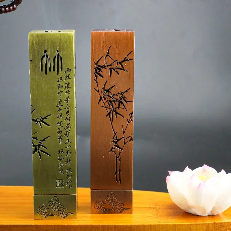 Meridian Heart Vertical Hollow Incense Burner