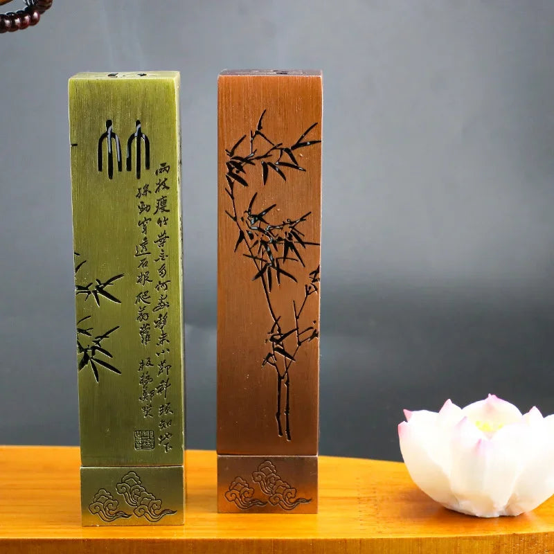Meridian Heart Vertical Hollow Incense Burner