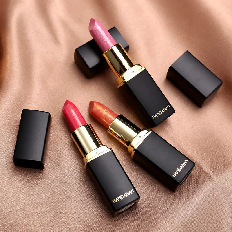 Glam-Shine 9 Colors Waterproof Glitter Lipstick