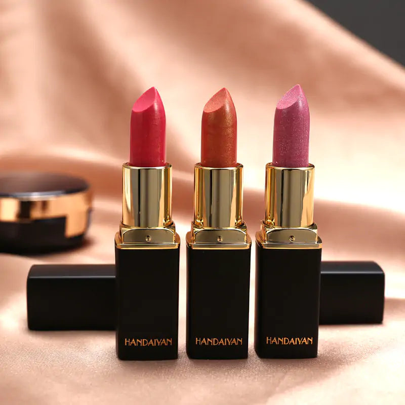 Glam-Shine 9 Colors Waterproof Glitter Lipstick