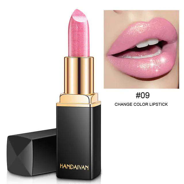 Glam-Shine 9 Colors Waterproof Glitter Lipstick