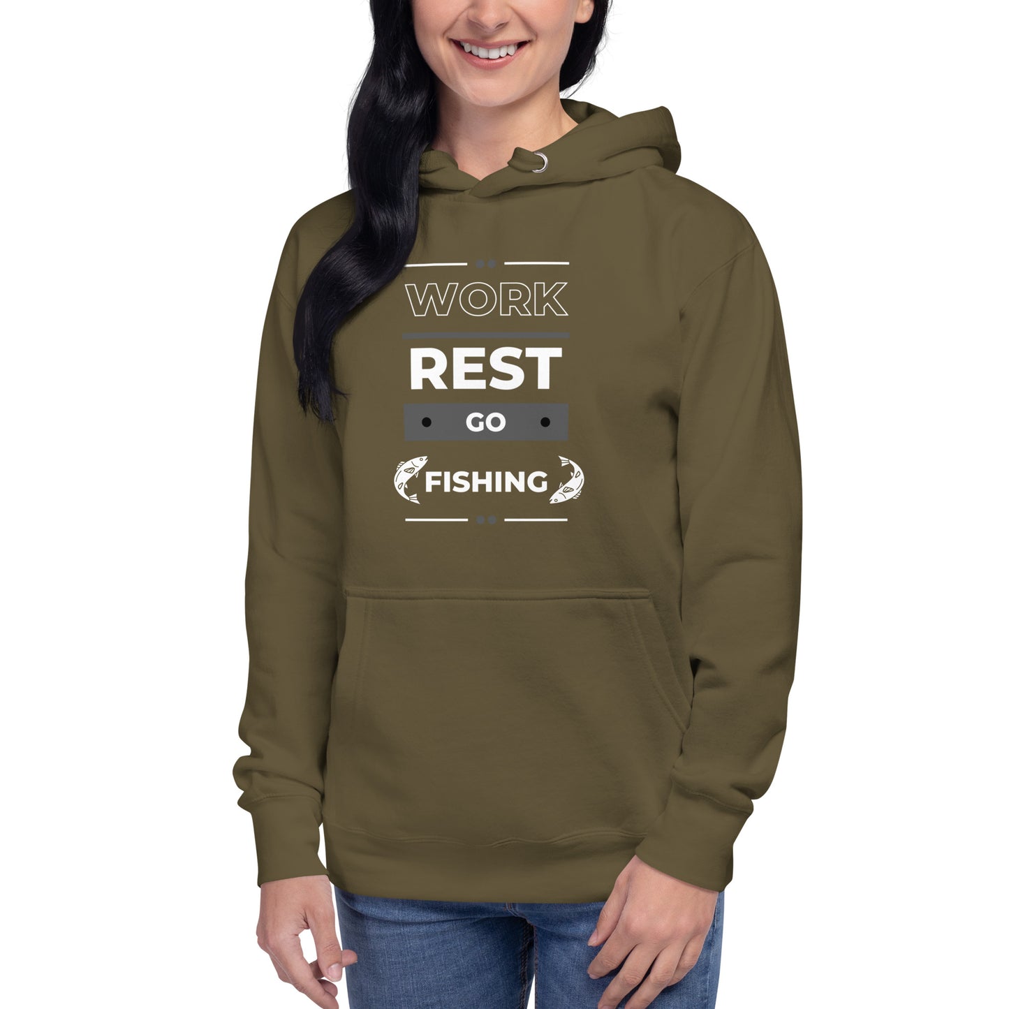 MTM Unisex Go Fishing Hoodie