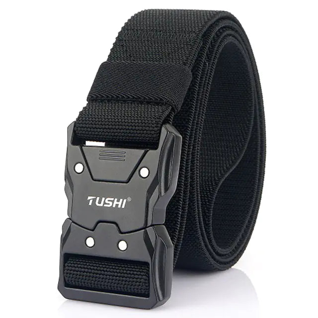 Military Style Tactical Belt - Quick Release Buckle