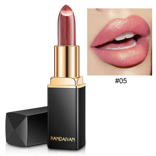 Glam-Shine 9 Colors Waterproof Glitter Lipstick